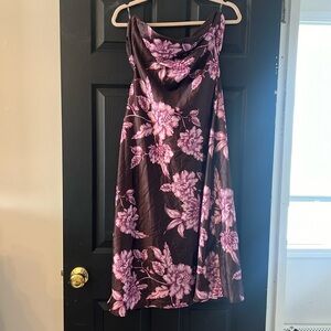Showpo Strapless Floral Dress